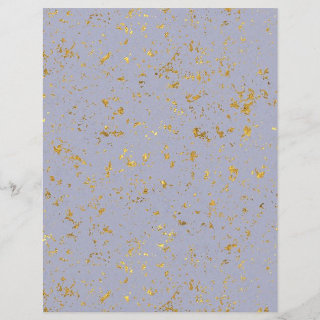 Gold Flecked Scrapbook Paper (Vorderseite)