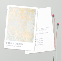 Gold Flecks Necklle Display Business Card