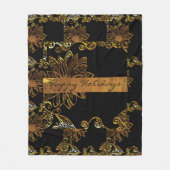 Gold Fleecedecke (Vorderseite)