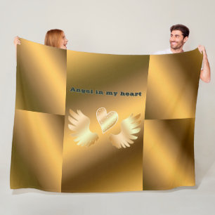 Gold Fleecedecke