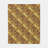 Gold Fleecedecke (Vorderseite)