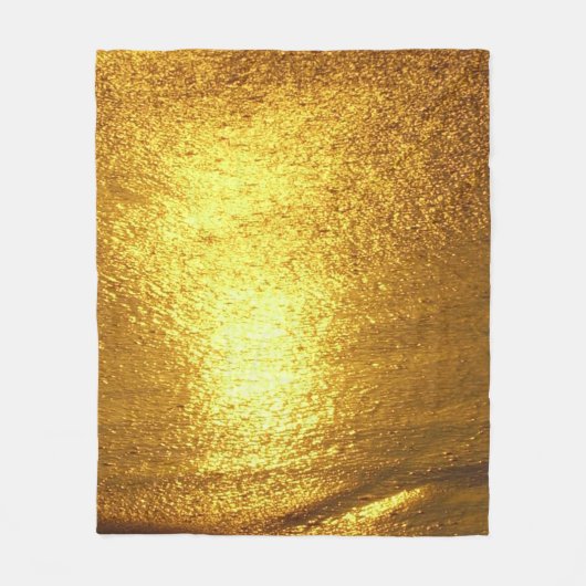 GOLD-Fleecedecke | m3galleryStudio Fleecedecke (Vorderseite)