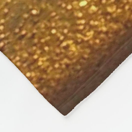 GOLD-Fleecedecke | m3galleryStudio Fleecedecke (Ecke)