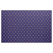 Gold Fleur-de-Lis (klein) Midnight Blue Stoff (Fat Quarter (45,7 x 55,9 cm))