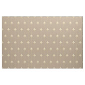 Gold Fleur-de-Lis mit Lines Brown (kleiner Maßstab Stoff (Fat Quarter (45,7 x 55,9 cm))