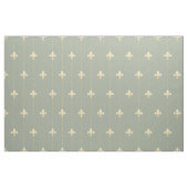 Gold Fleur-de-Lis mit Lines Sage (groß) Stoff (Yard (91,4 cm))