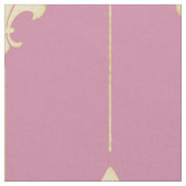 Gold Fleur-de-Lis mit Rosa (groß) Stoff (Nahaufnahme)