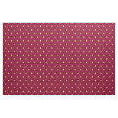 Gold Fleur-de-Lis (mittlerer Maßstab) Roter Wein Stoff (Yard (91,4 cm))