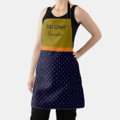 Gold Fleur-de-lis Personalisierte Schürze (InSitu)