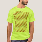 Gold Fleurs de Lis Pattern T - Shirt (Vorderseite)