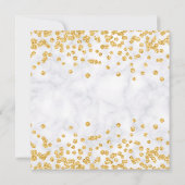 Gold Floral 60. Geburtstag Glam Marmor (Rückseite)