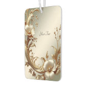 Gold Floral Air Freshener Autolufterfrischer (Links)