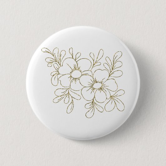 Gold Floral Button (Vorderseite)