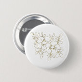 Gold Floral Button (Vorne & Hinten)
