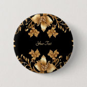 Gold Floral Button (Vorderseite)