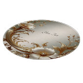 Gold Floral Cutting Board Schneidebrett (Ecke)