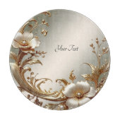 Gold Floral Cutting Board Schneidebrett (Vorderseite)