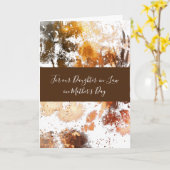 Gold Floral Daughter-in-Law Mother's Day Card Karte (Gelbe Blume)