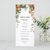 Gold Floral | Elegant Eukalyptus Greenery Programm (Stehend Vorderseite)