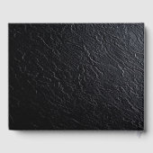 Gold Floral Embellishments Guest Book Gästebuch (Rückseite)