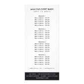 GOLD FLORAL LAUREL WREATH - ERSTER PREISSERVICE WERBEKARTE (Vorne)