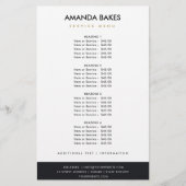 GOLD FLORAL LAUREL WREATING ERSTE PREISDIENST FLYER (Vorne)