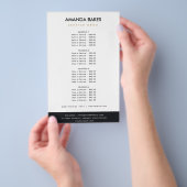 GOLD FLORAL LAUREL WREATING ERSTE PREISDIENST FLYER (Handgriff)