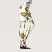 Gold Floral Leggings (Rechts)