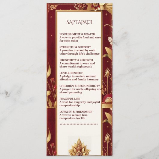 Gold Floral Motif Verzierte asymmetrische indische Programm (Rückseite)