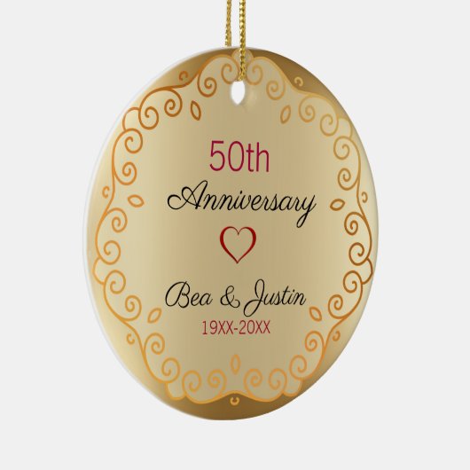 Gold Floral Ornament (Rechts)