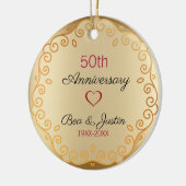 Gold Floral Ornament (Links)