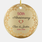 Gold Floral Ornament (Hinten)