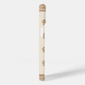 Gold Floral Pattern Case-Mate iPhone Hülle (Rückseite / Rechts)