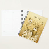 Gold Floral Reindeer Holiday Planer (Anzeige)