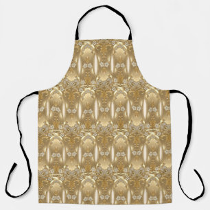 Gold-Floral-Schürze Schürze