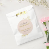 Gold Floral Sweet Vielen Dank Gastgeschenk Hochzei Geschenktütchen (Versiegelt)