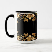 Gold-Floral-Tasse Tasse (Links)