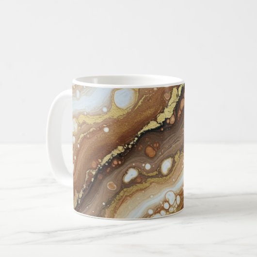 Gold Flow Kaffeetasse (Vorderseite Links)