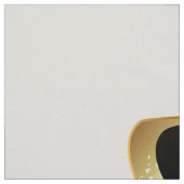 Gold Flower Butterfly with Black Orchid Stoff (Muster)