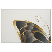 Gold Flower Butterfly with Black Orchid Stoff (Fat Quarter (45,7 x 55,9 cm))