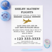 Gold Flugzeug Icon, Airline Advertising Flyer (Einzeln)