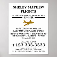 Gold-Flugzeug-Symbol, Werbung für Fluggesellschaft