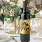 Gold Fluid-Logo-Image Weinetikett