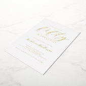 Gold Foil 50 and Fabulous Folieneinladung (Gedreht)