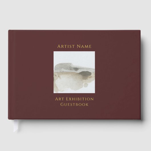 Gold Foil Art Exhibition Gästebuch (Vorderseite)