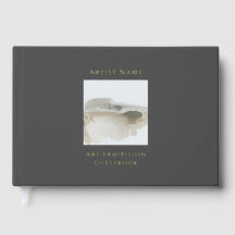 Gold Foil Art Exhibition Gästebuch