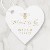 Gold Foil bedeutet Hochzeit Geschenkanhänger (Vorderseite)