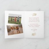 Gold Foil Branches Frohe Weihnachten 3 Foto (Innenseite)