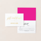 Gold Foil Calligrafy Gift Folienkarte (Anzeige)