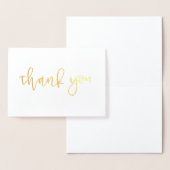 Gold Foil Calligraphie Danke Karte (Anzeige)